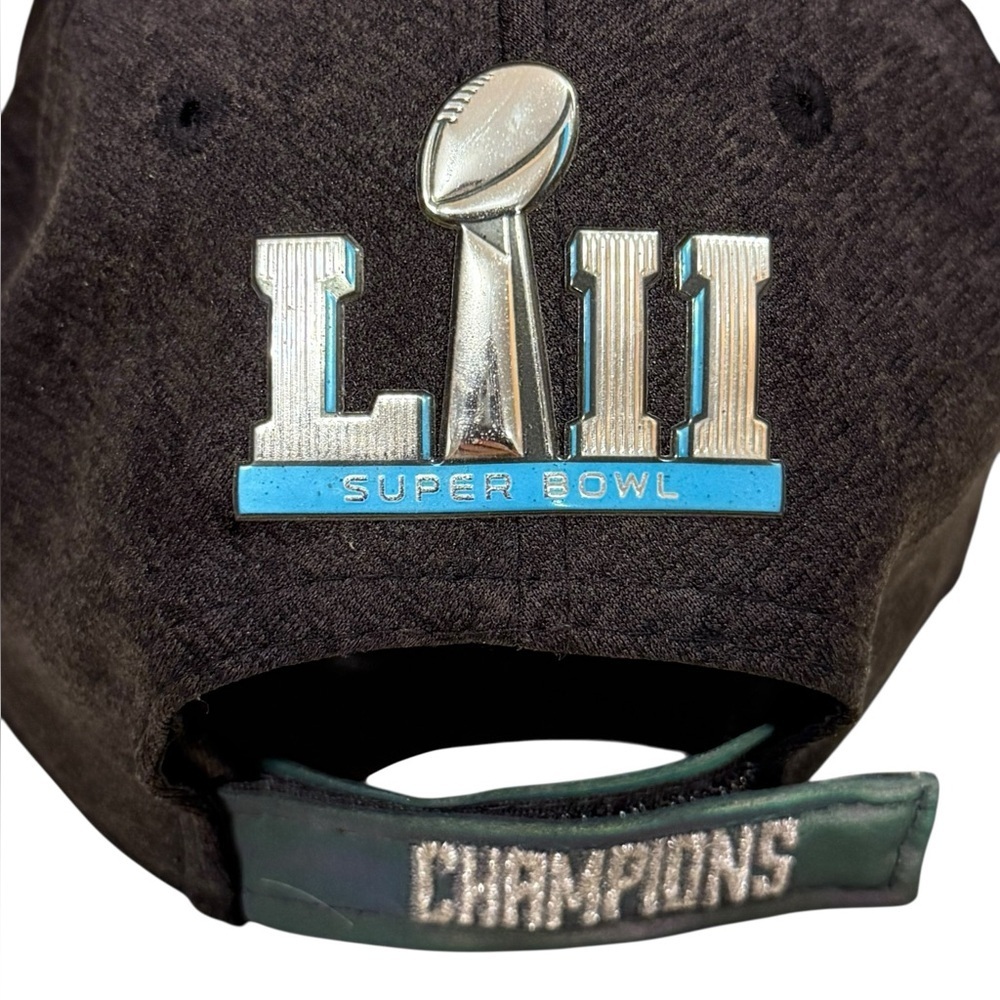 Philadelphia Eagles Super Bowl LII Champions Trophy Collection New Era 9Forty - Picture 5 of 11